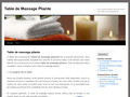 
Table de massage pliante 