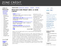 
Zone Crédit, site d'information sur les finances personelles.