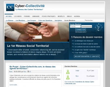 
Cyber-Collectivite.com, le Réseau Social des Fonctionnaires