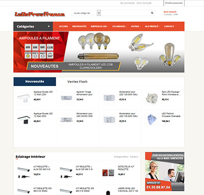 
LedsPros-France  - Vente en ligne d'éclairages led