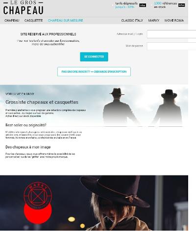 
Le Gros Chapeau, couvre-chefs à prix dégressifs
